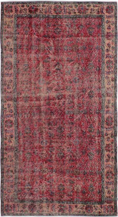 Alfombra Vintage Turca Anudada a Mano - 112 cm x 212 cm