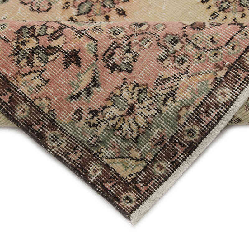 Vintage Turkish Hand-Knotted Rug - 3' 10" x 7'  (46" x 84") - K0083155