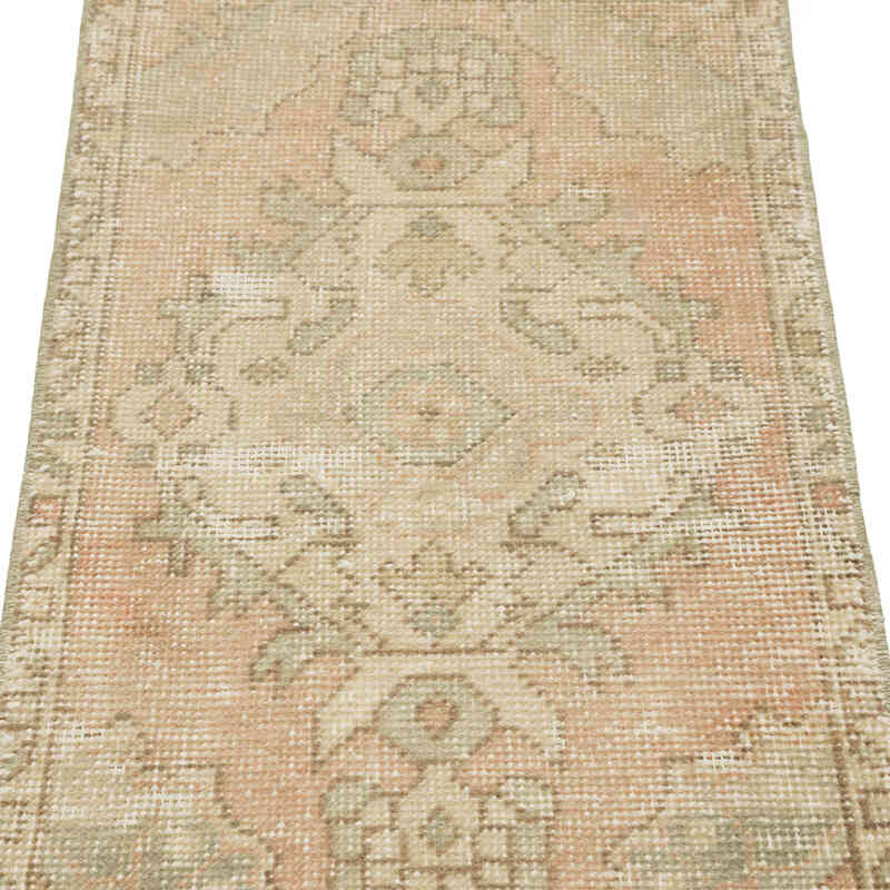 Vintage Turkish Hand-Knotted Rug - 1' 7" x 3'  (19" x 36") - K0083158