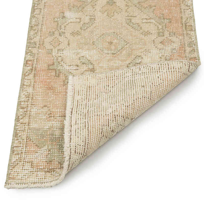 Vintage Turkish Hand-Knotted Rug - 1' 7" x 3'  (19" x 36") - K0083158