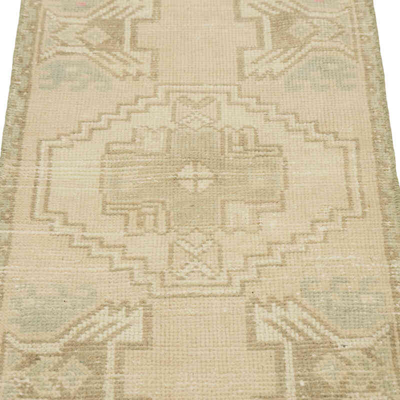Alfombra Vintage Turca Anudada a Mano - 44 cm x 83 cm - K0083159