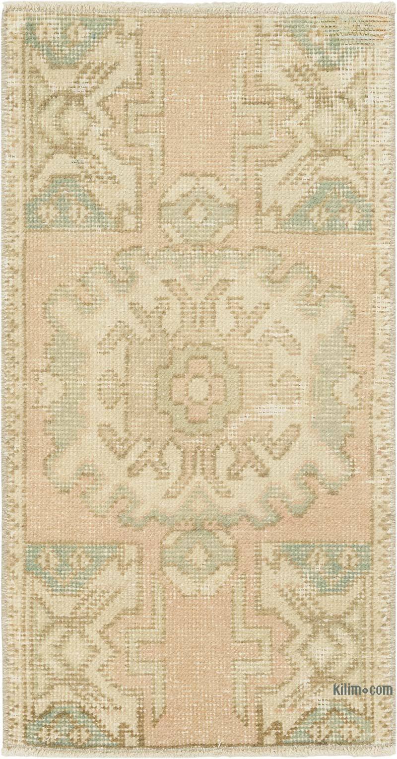 Vintage Turkish Hand-Knotted Rug - 1' 6" x 2' 10" (18" x 34") - K0083160