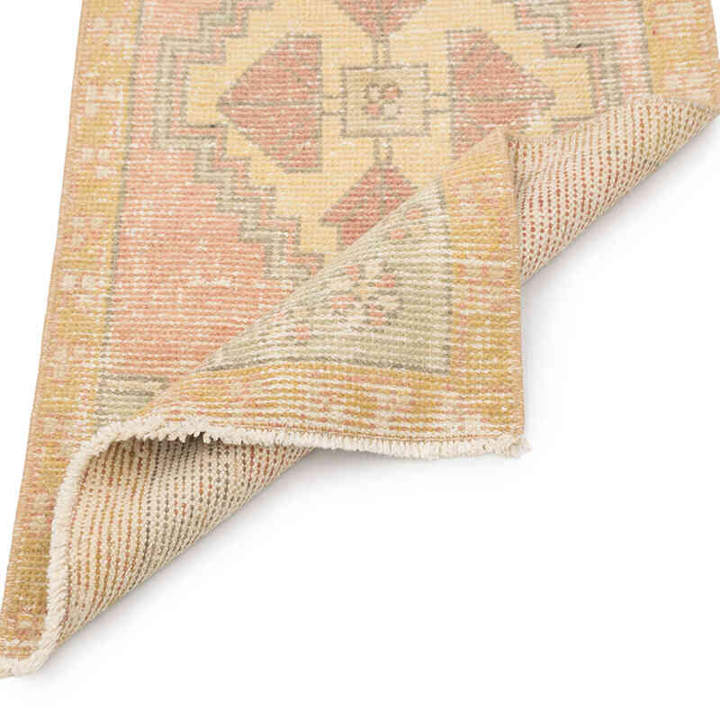 Vintage Turkish Hand-Knotted Rug - 1' 8" x 3' 3" (20" x 39") - K0083161