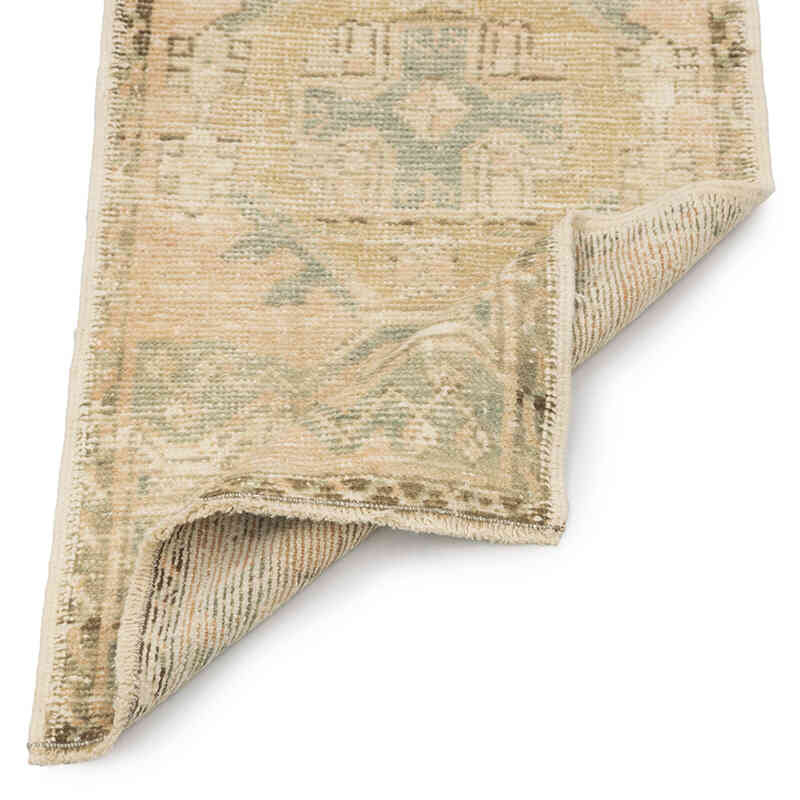 Alfombra Vintage Turca Anudada a Mano - 46 cm x 86 cm - K0083163