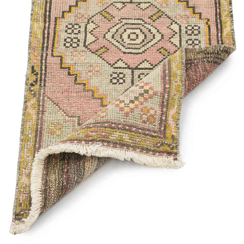 Vintage Turkish Hand-Knotted Rug - 1' 8" x 3' 4" (20" x 40") - K0083167