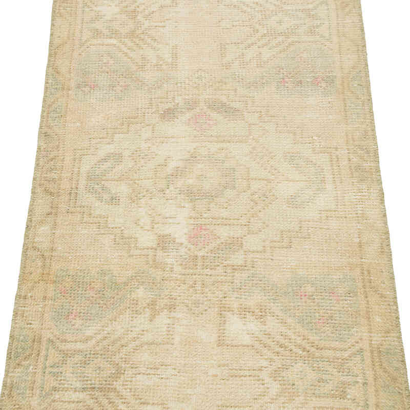 Vintage Turkish Hand-Knotted Rug - 1' 6" x 3'  (18" x 36") - K0083169