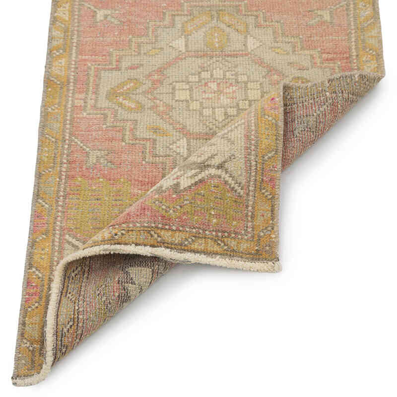Vintage Turkish Hand-Knotted Rug - 1' 8" x 3' 1" (20" x 37") - K0083170