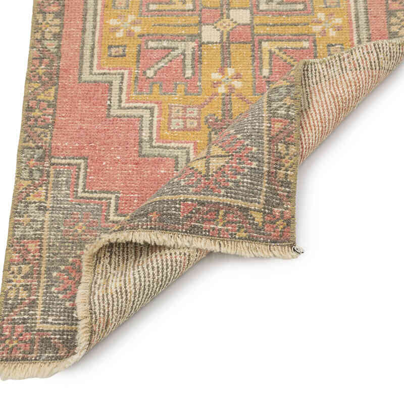Vintage Turkish Hand-Knotted Rug - 1' 7" x 3' 4" (19" x 40") - K0083171