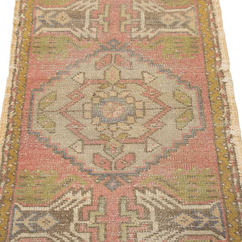 Alfombra Vintage Turca Anudada a Mano - 48 cm x 83 cm - K0083175