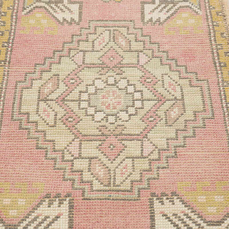 Alfombra Vintage Turca Anudada a Mano - 53 cm x 98 cm - K0083178