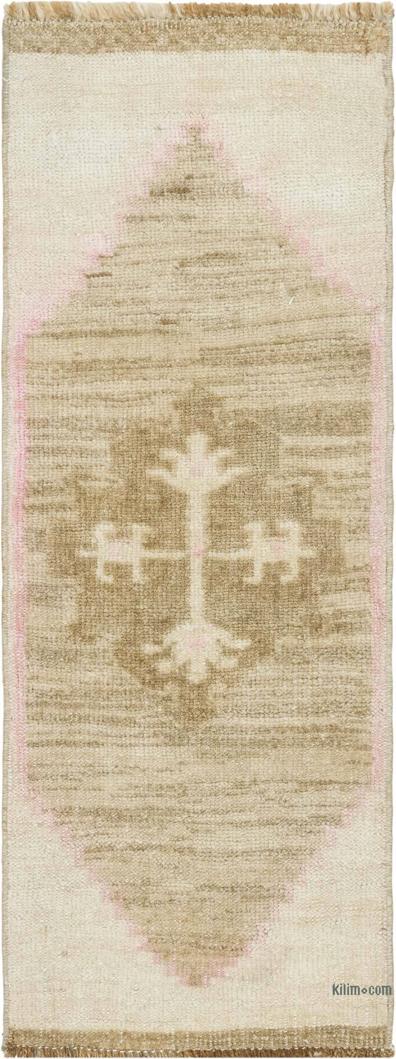 Vintage Turkish Hand-Knotted Rug - 1' 1" x 2' 11" (13" x 35") - K0083181
