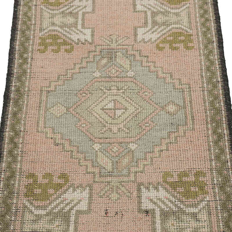 Vintage Turkish Hand-Knotted Rug - 1' 7" x 2' 11" (19" x 35") - K0083186