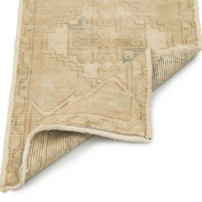 Alfombra Vintage Turca Anudada a Mano - 48 cm x 95 cm - K0083191