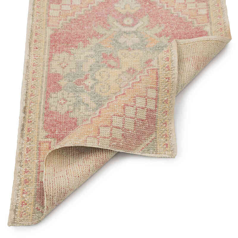Vintage Turkish Hand-Knotted Rug - 1' 10" x 2' 10" (22" x 34") - K0083198