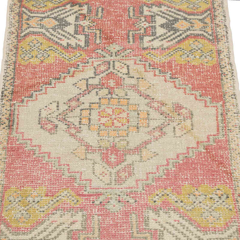 Vintage Turkish Hand-Knotted Rug - 1' 8" x 3' 4" (20" x 40") - K0083199