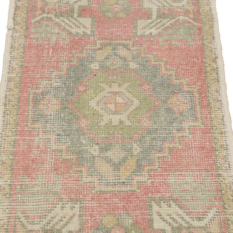 Vintage Turkish Hand-Knotted Rug - 1' 7" x 3' 1" (19" x 37") - K0083200
