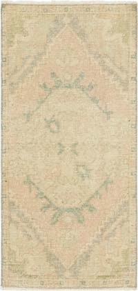 El Dokuma Vintage Halı - 47 cm x 100 cm