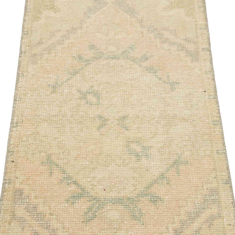 Vintage Turkish Hand-Knotted Rug - 1' 7" x 3' 3" (19" x 39") - K0083204