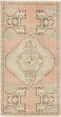 El Dokuma Vintage Halı - 50 cm x 98 cm