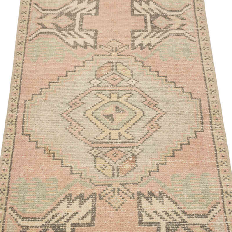 Vintage Turkish Hand-Knotted Rug - 1' 8" x 3' 3" (20" x 39") - K0083205