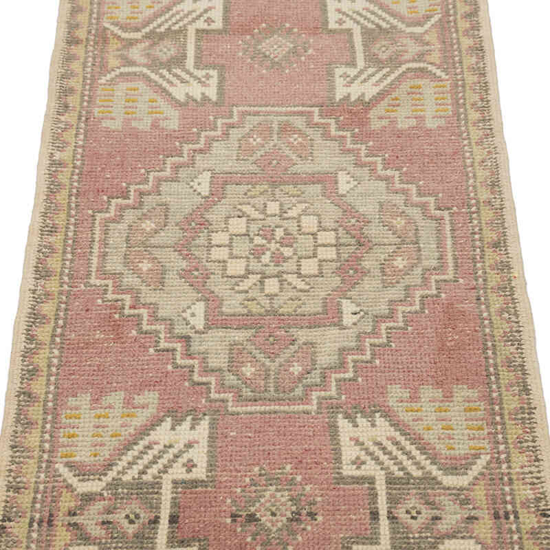 Vintage Turkish Hand-Knotted Rug - 1' 7" x 3' 2" (19" x 38") - K0083207