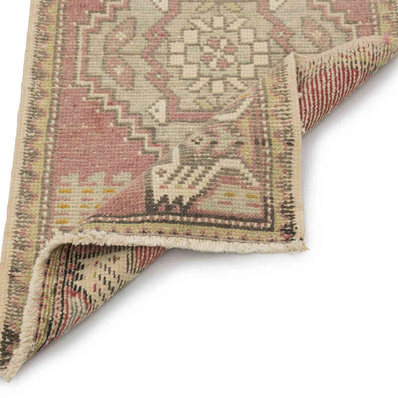 Vintage Turkish Hand-Knotted Rug - 1' 7" x 3' 2" (19" x 38") - K0083207
