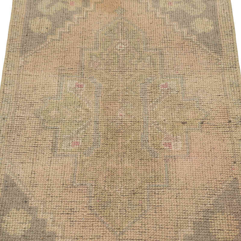 Vintage Turkish Hand-Knotted Rug - 1' 8" x 3' 3" (20" x 39") - K0083210