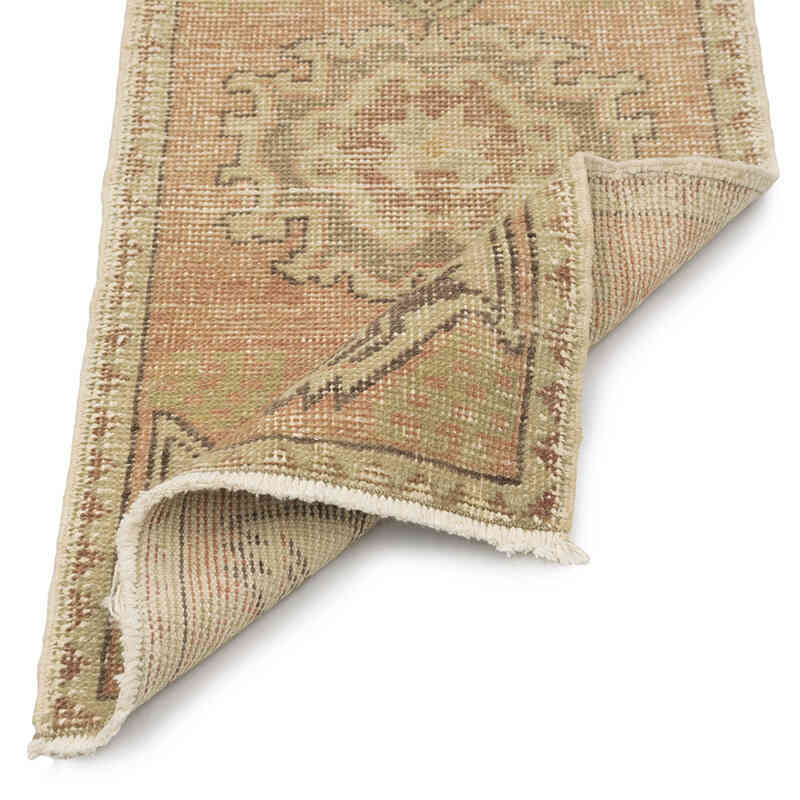 Alfombra Vintage Turca Anudada a Mano - 50 cm x 98 cm - K0083213