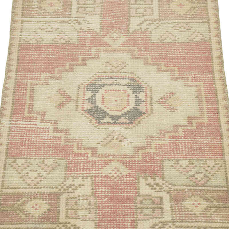 Vintage Turkish Hand-Knotted Rug - 1' 7" x 2' 8" (19" x 32") - K0083215