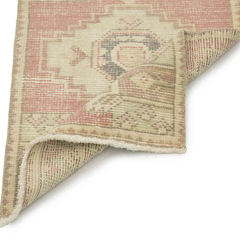 Vintage Turkish Hand-Knotted Rug - 1' 7" x 2' 8" (19" x 32") - K0083215