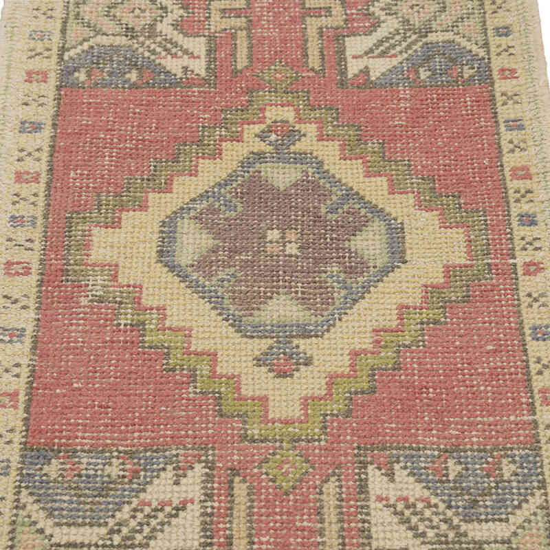 Vintage Turkish Hand-Knotted Rug - 1' 8" x 3' 2" (20" x 38") - K0083219