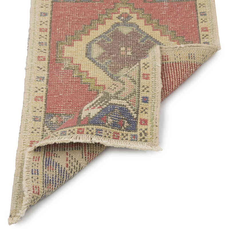 Vintage Turkish Hand-Knotted Rug - 1' 8" x 3' 2" (20" x 38") - K0083219