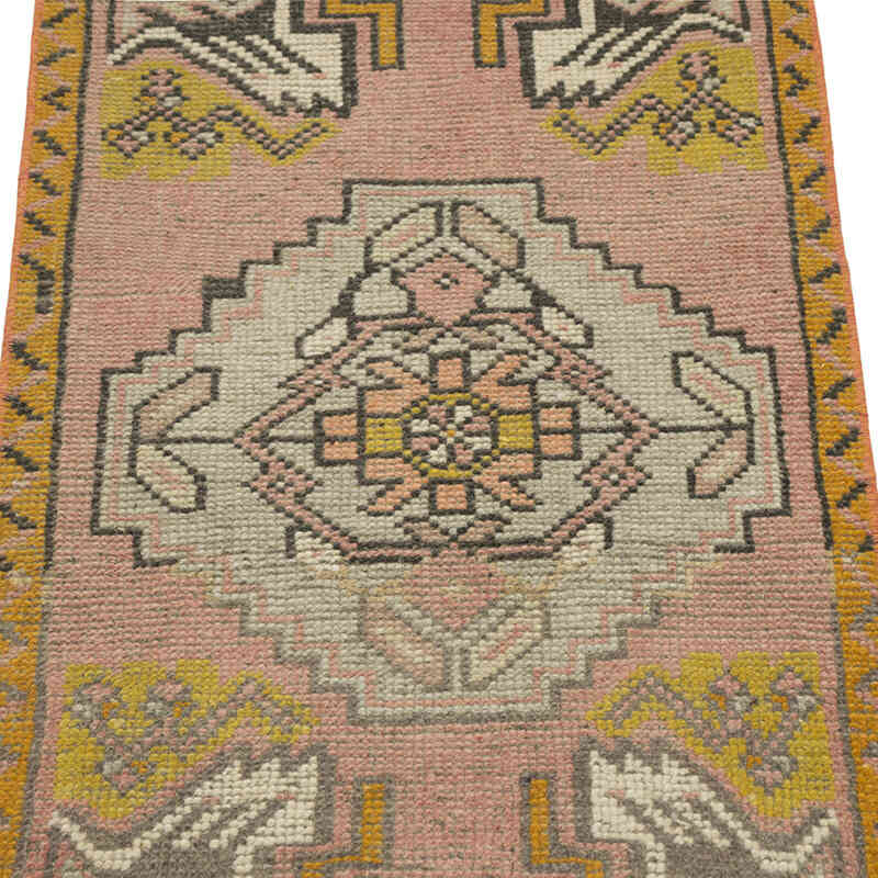 El Dokuma Vintage Halı - 50 cm x 101 cm - K0083221