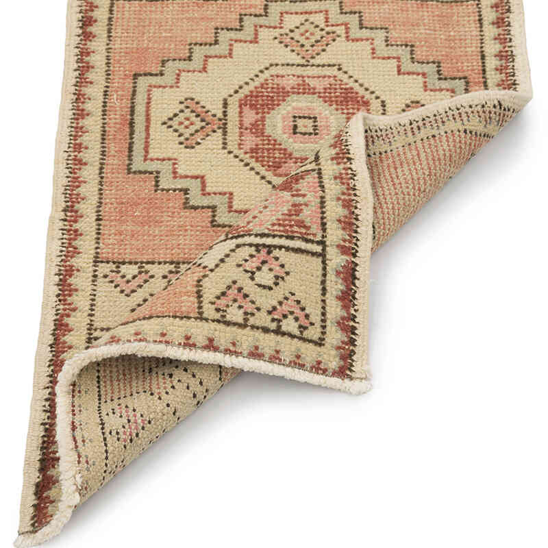 Alfombra Vintage Turca Anudada a Mano - 50 cm x 96 cm - K0083222