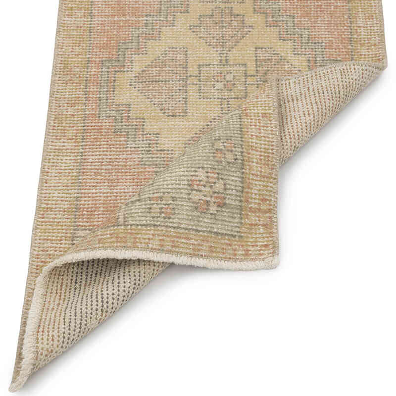 Vintage Turkish Hand-Knotted Rug - 1' 8" x 3' 2" (20" x 38") - K0083223