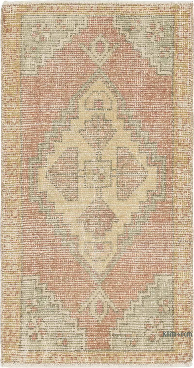 Vintage Turkish Hand-Knotted Rug - 1' 8" x 3' 2" (20" x 38") - K0083223