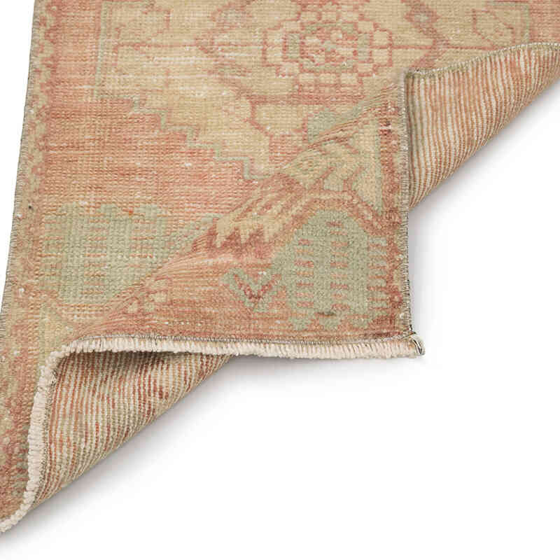 Vintage Turkish Hand-Knotted Rug - 1' 7" x 2' 10" (19" x 34") - K0083230