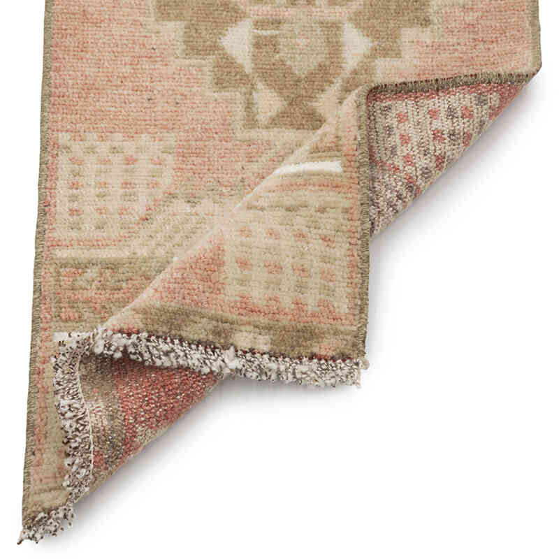 Vintage Turkish Hand-Knotted Rug - 1' 2" x 3' 5" (14" x 41") - K0083231