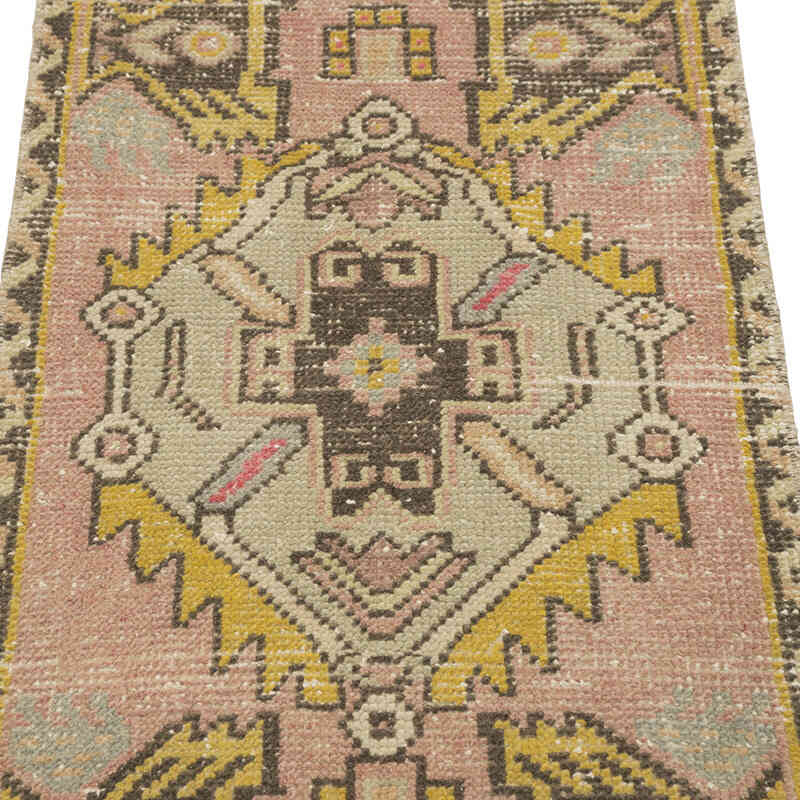 Vintage Turkish Hand-Knotted Rug - 1' 6" x 3' 1" (18" x 37") - K0083232