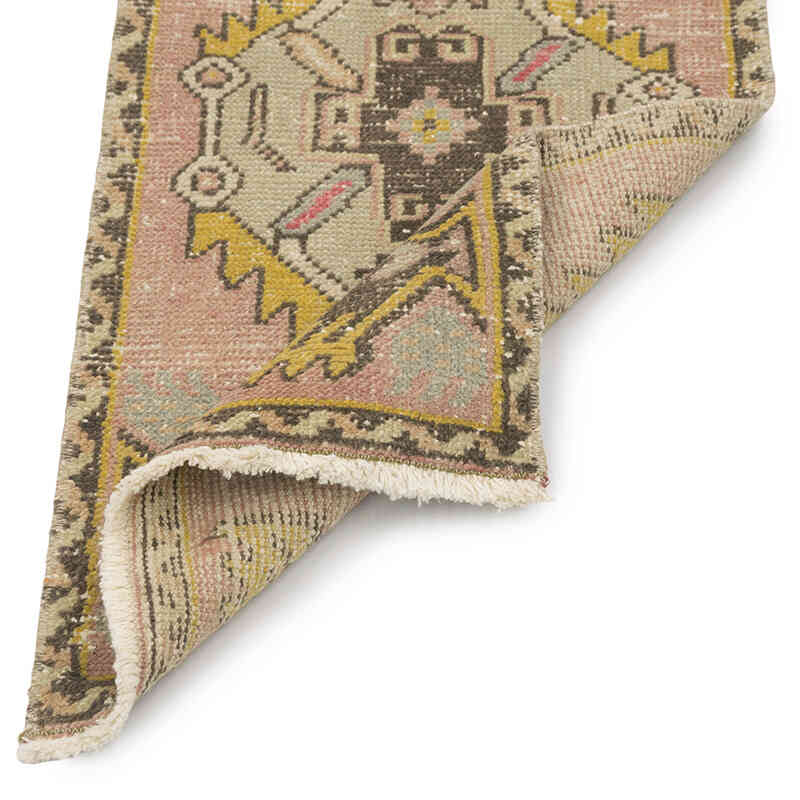 Vintage Turkish Hand-Knotted Rug - 1' 6" x 3' 1" (18" x 37") - K0083232