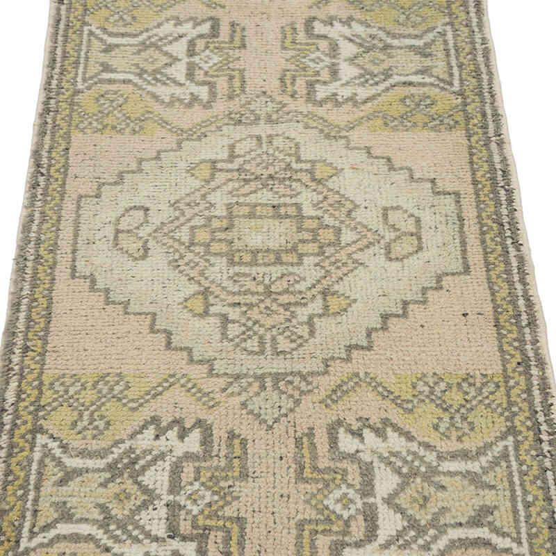 Alfombra Vintage Turca Anudada a Mano - 53 cm x 93 cm - K0083237