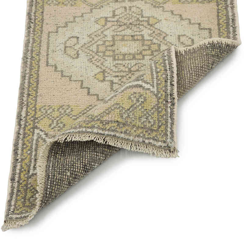 Alfombra Vintage Turca Anudada a Mano - 53 cm x 93 cm - K0083237