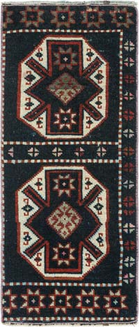 El Dokuma Vintage Halı - 35 cm x 85 cm
