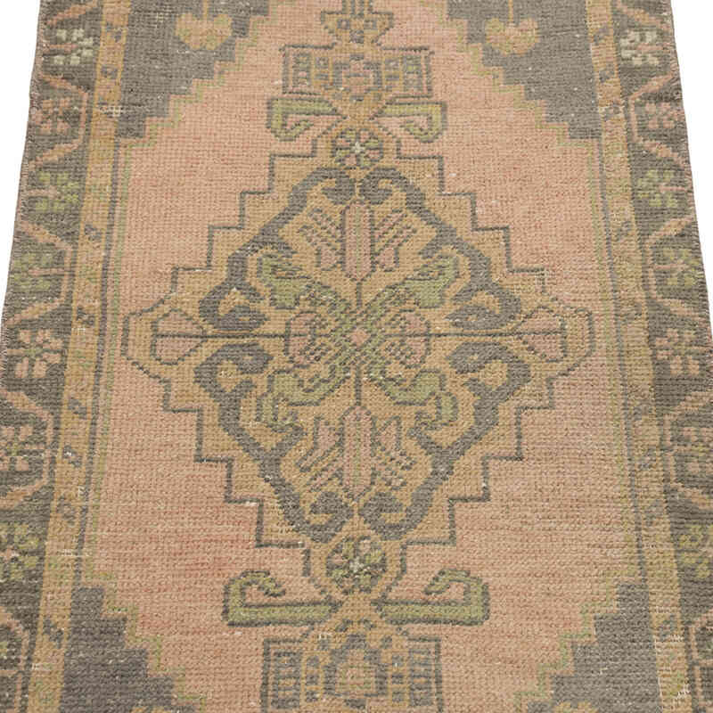 Vintage Turkish Hand-Knotted Rug - 1' 8" x 3' 2" (20" x 38") - K0083242