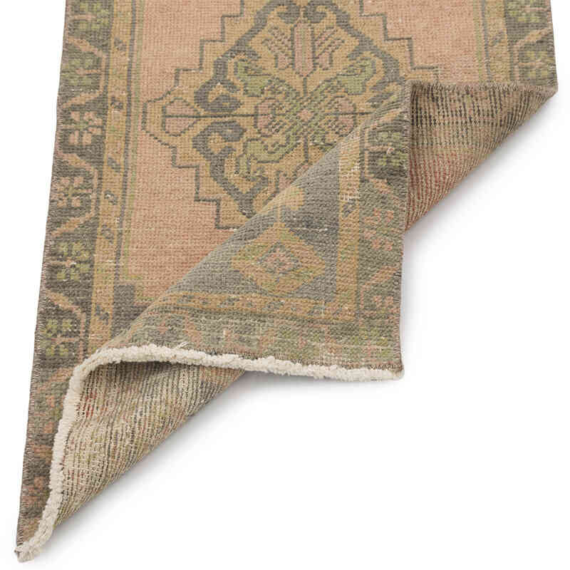 Vintage Turkish Hand-Knotted Rug - 1' 8" x 3' 2" (20" x 38") - K0083242