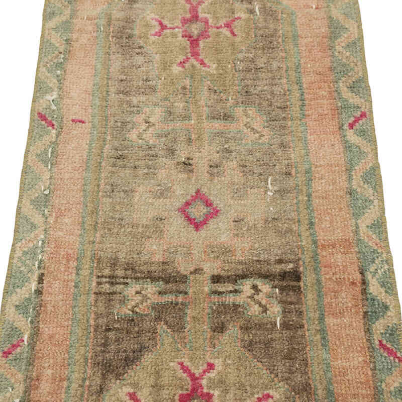 Vintage Turkish Hand-Knotted Rug - 1' 6" x 3' 1" (18" x 37") - K0083347