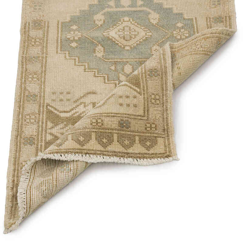 Alfombra Vintage Turca Anudada a Mano - 48 cm x 94 cm - K0083352
