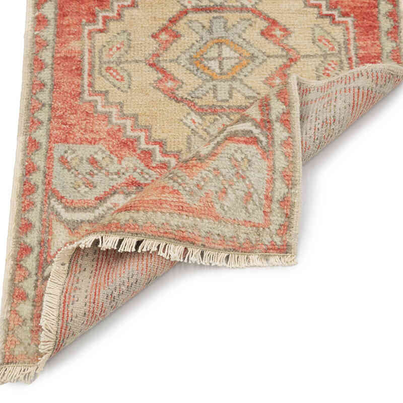 Alfombra Vintage Turca Anudada a Mano - 51 cm x 94 cm - K0083364