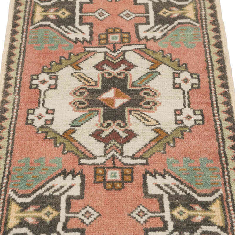 Vintage Turkish Hand-Knotted Rug - 1' 7" x 3'  (19" x 36") - K0083371