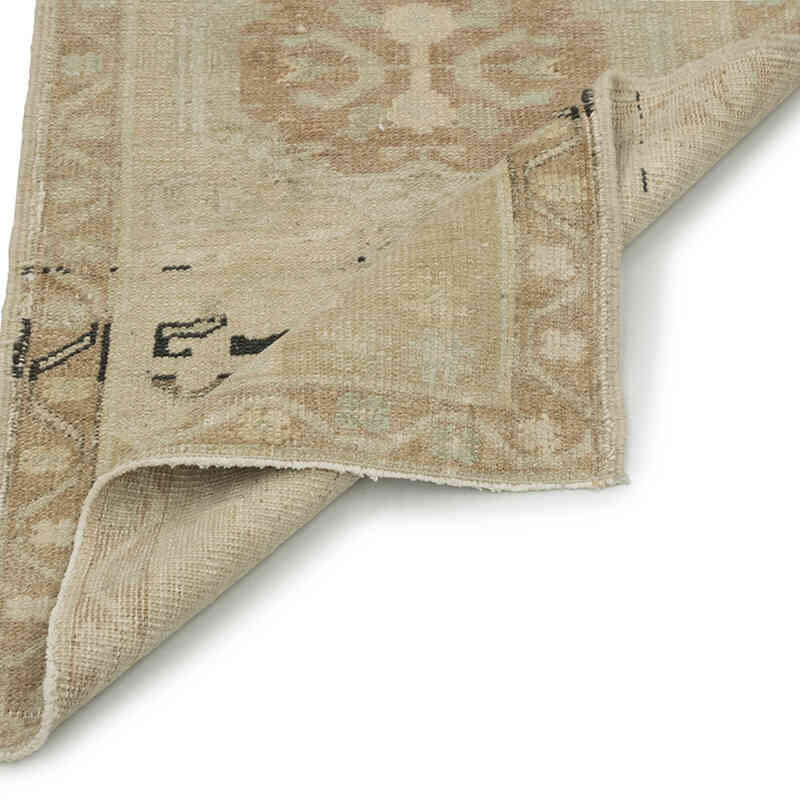 Alfombra Vintage Turca Anudada a Mano - 51 cm x 91 cm - K0083372